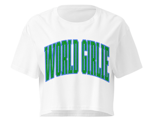 WORLD GIRLIE - Women’s crop top